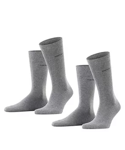 ESPRIT Mężczyźni Skarpety Basic Uni 2-Pack M SO Bawełna jednokolorowe 2 Pak, Szary (Light Grey Melange 3390), 39-42 - Skarpetki męskie - miniaturka - grafika 1