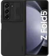 Etui i futerały do telefonów - Nillkin Etui z ochroną aparatu CamShield Silky do Galaxy Z Fold 5, czarne - miniaturka - grafika 1