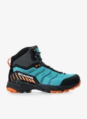 Buty trekkingowe męskie - Buty trekkingowe wysokie Scarpa Rush TRK GTX - pagoda blue/mango - miniaturka - grafika 1