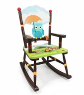 Krzesła obrotowe dla dzieci - FOTEL DZIECIĘCY W. LAS BUJANY FOTEL NA BIEGUNACH FOTELIK DREWNIANY LAS - miniaturka - grafika 1