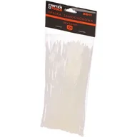Inne mocowania - Komplet opasek samochodowych białych 160 x 2,5 mm FASTER TOOLS - miniaturka - grafika 1
