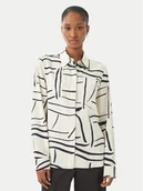 Koszule damskie - Tommy Hilfiger Koszula WW0WW49611 Beżowy jasny Regular Fit - miniaturka - grafika 1