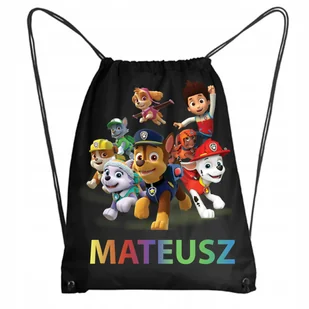 Worek Szkolny Workoplecak WF Do Przedszkola Szkoły PSI PATROL + IMIĘ 4 - Plecaki worki - miniaturka - grafika 1