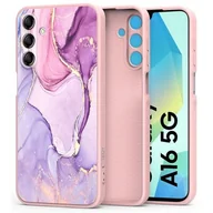 Etui i futerały do telefonów - Etui TECH-PROTECT Icon do Samsung Galaxy A16 4G/5G Marble - miniaturka - grafika 1