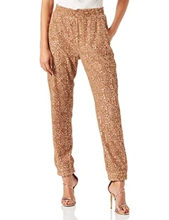 Pinko Damskie spodnie do biegania Grab 15 Full Pa, Nh8_Nude-Gold Rose, L - Spodnie damskie - miniaturka - grafika 1