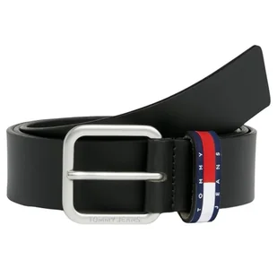 Pasek męski Tommy Jeans Ryan 3.5 do spodni skórzany 110 - Paski - miniaturka - grafika 1