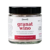 Maseczki do twarzy - Iossi Maseczka Granat i Wino Z Czerwoną Glinką Ujędrniająco- Oczyszczająca 120 ml - miniaturka - grafika 1