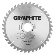 Piły spalinowe - Graphite Tarcza do pilarki, widiowa, 185 x 30 mm, 40 zębów TOP-55H600 - miniaturka - grafika 1