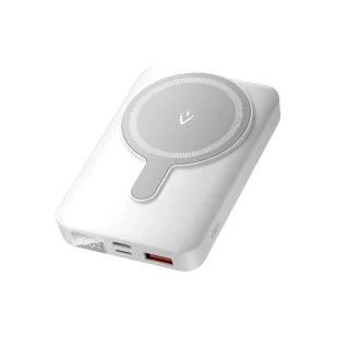 Vention 10000mAh bezprzewodowe ładowanie Biały - Powerbanki - miniaturka - grafika 1