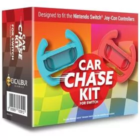 Zestaw gamingowy Excalibur Games Nintendo Switch Car Chase Kit (0007787) - Akcesoria do Nintendo - miniaturka - grafika 1