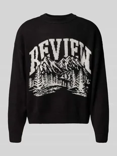 Sweter z dzianiny ze stójką - Swetry męskie - miniaturka - grafika 1