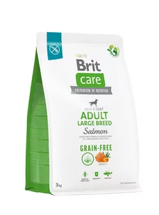 Brit Care Dog Grain-Free Adult Large 3 kg Salmon  - Sucha karma dla psów - miniaturka - grafika 1