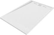 Brodziki prysznicowe - Mexen Amon brodzik prostokątny SMC 100 x 80 cm, biały - 4F108010 - miniaturka - grafika 1