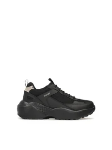 Skórzane sneakersy damskie na grubej podeszwie - Moda i Uroda OUTLET - miniaturka - grafika 1