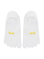 Skarpetki damskie - Vibram Fivefingers Skarpety stopki unisex Ghost S15G01 Biały - miniaturka - grafika 1