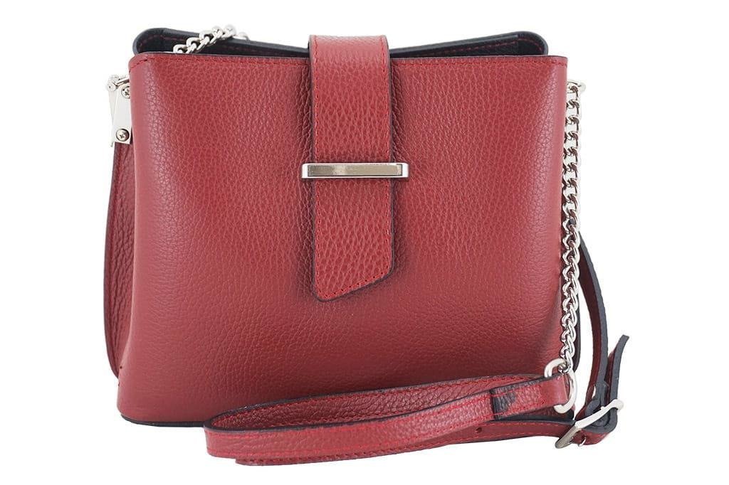 Torebka wizytowa na ramię - Czerwona