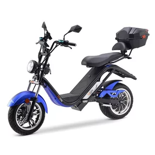 Skuter elektryczny BILI COCO DYNAMIC 13/13 30Ah czarno/niebieski - Skutery - miniaturka - grafika 1