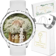 Smartwatch - Rubicon Zegarek SMARTWATCH Rubicon KF02 srebrny KOMUNIA - miniaturka - grafika 1