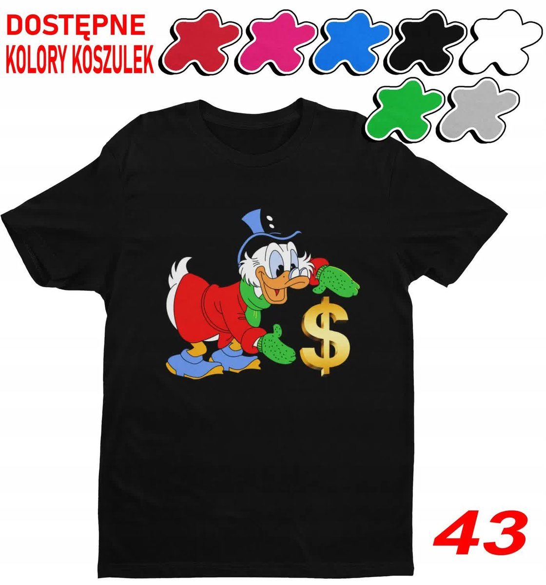 Dziecięca Koszulka Z Nadrukiem Duży Wybór -L 146-152