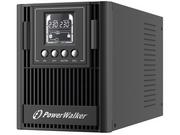 Zasilacze awaryjne UPS - PowerWalker UPS ON-LINE VFI 1000 AT FR 3X FR OUT USB/RS-232 LCD EPO - miniaturka - grafika 1