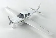 Samoloty i helikoptery - Samolot Cywilny Metal ŚW/DŹW. 9774 - miniaturka - grafika 1
