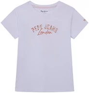 Koszulki dla dziewczynek - Pepe Jeans Koszulka dziewczęca GERVERA, biała, 14 lat, biały, 14 lat - miniaturka - grafika 1