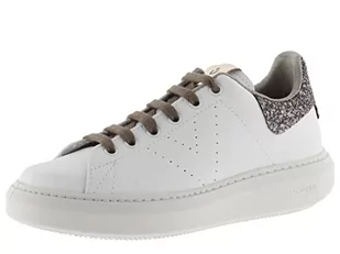 Victoria Milan EFECTO Piel & Glitter, Trampki damskie, Nude, 36 EU - Trampki damskie - miniaturka - grafika 1