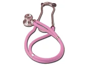 Urządzenia medyczne - GIMA Stetoskop internistyczny JOTARAP DOUBLE HEAD/TUBE STETHOSCOPE różowy TOW005869 - miniaturka - grafika 1