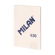Zeszyty szkolne - Zeszyt notes klejony A4 MILAN w kratkę, 48 kartek, seria 1918, beżowy - miniaturka - grafika 1