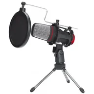 Mikrofony komputerowe - Mikrofon Marvo MIC-02 (MIC-02) Czarny - miniaturka - grafika 1