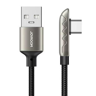 Joyroom gamingowy kabel USB - USB Typ C do ładowania / transmisji danych 3A 1,2m srebrny (S-1230K3) S-1230K3(C)-silver - Kable USB - miniaturka - grafika 1
