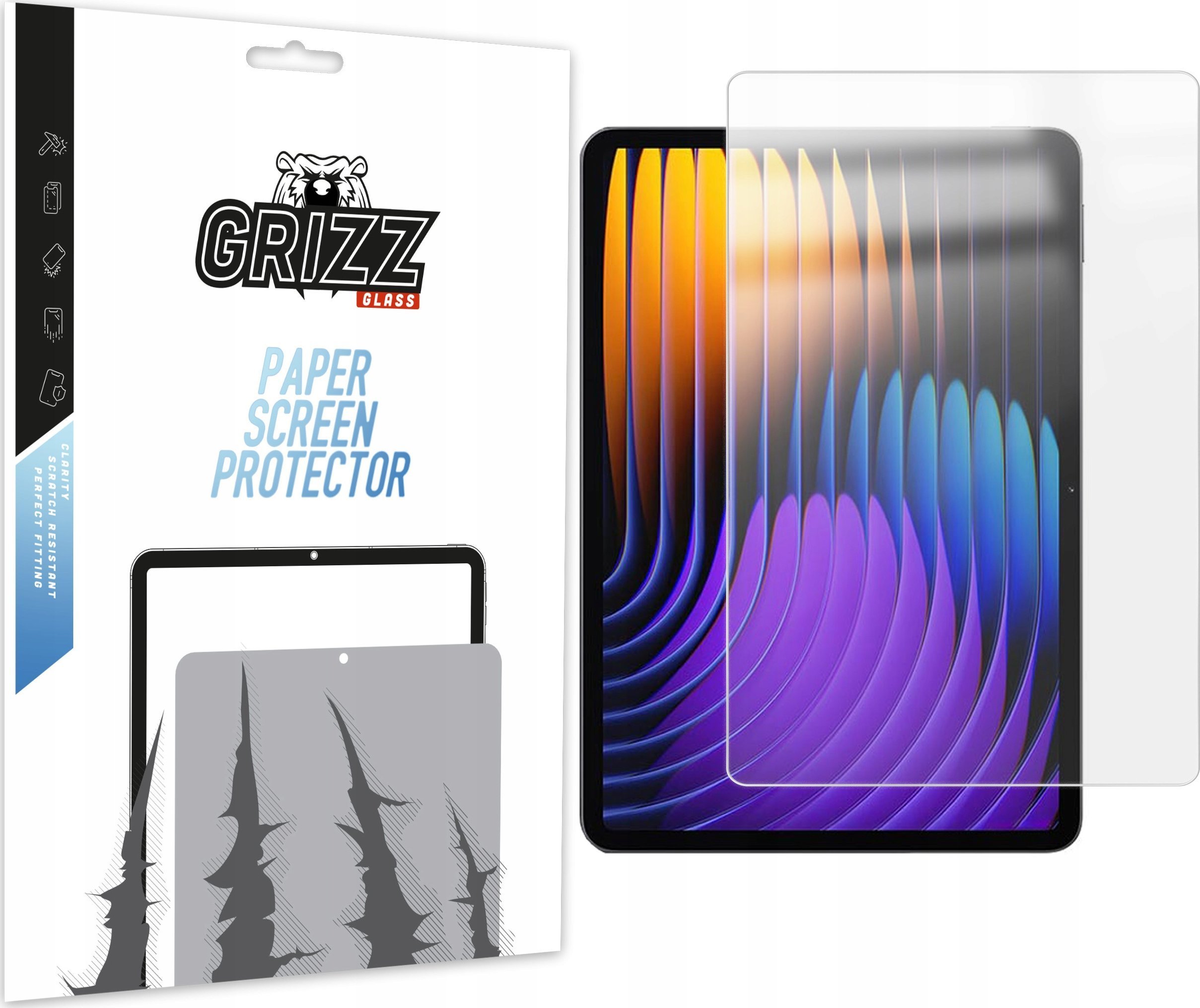 GrizzGlass Folia matowa PaperScreen do Xiaomi Pad 7 Pro