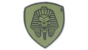 Odzież taktyczna i umundurowanie - 101 Inc. - Naszywka 3D - Pharaoh Skull - Zielony OD - miniaturka - grafika 1