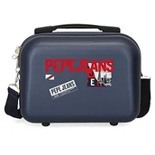 Kosmetyczki, organizery i kuferki - Pepe Jeans Dikran Adaptowalna kosmetyczka z torbą na ramię niebieska 29 x 21 x 15 cm sztywna ABS 9,14 l - miniaturka - grafika 1