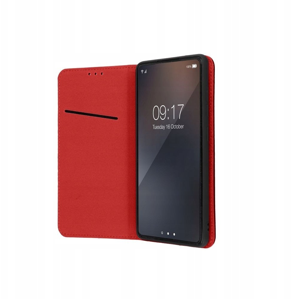 Kabura SMART PRO Book skórzana do SAMSUNG A26 5G bordowy