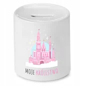 Skarbonki - SKARBONKA DLA DZIECI MOJE KRÓLESTWO PREZENT z Nadrukiem ze Zdjęciem - miniaturka - grafika 1