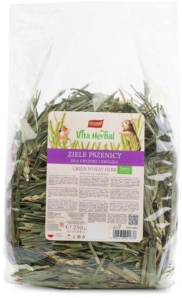 Vitapol Vita Herbal Przysmak dla gryzoni i królików Ziele pszenicy 250 g
