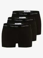 Majtki męskie - Calvin Klein Obcisłe bokserki Mężczyźni Bawełna czarny jednolity, S - miniaturka - grafika 1