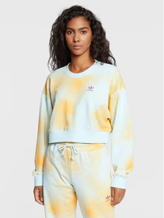 adidas Bluza Allover Print HL6600 Kolorowy Relaxed Fit - Bluzy damskie - miniaturka - grafika 1