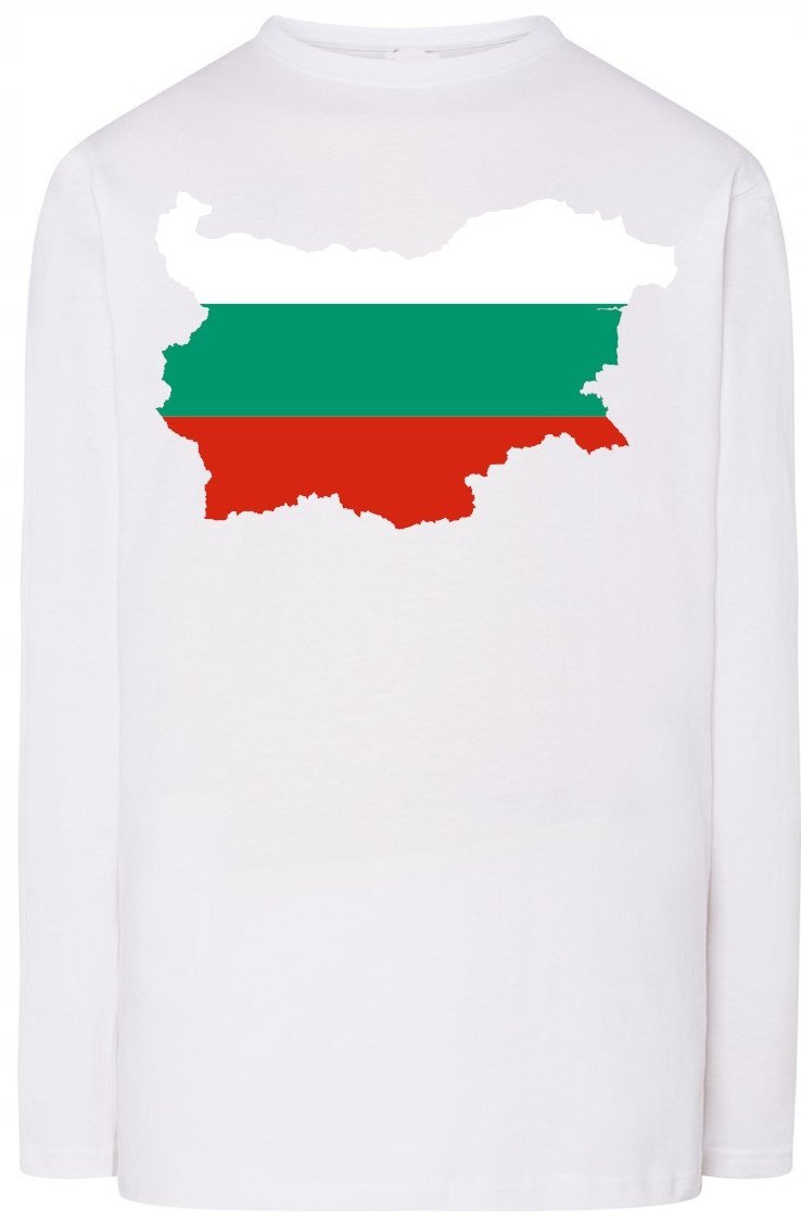 Bułgaria Flaga Bluza Longsleeve Modna Rozm.M