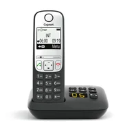 Telefony stacjonarne - Gigaset A690A Telefon analogowy/DECT Czarny - miniaturka - grafika 1