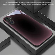 Etui i futerały do telefonów - TEMU Etui na telefon: Różowo-Czarny Gradient Nowy Design Szkło Hartowane Etui dla for Samsung Galaxy S25 Ultra/S25+/S25 FE/S25/S24 Ultra/S24+/S24 - miniaturka - grafika 1