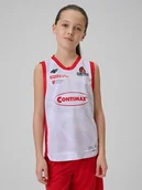 Koszulki dla chłopców - 4F Koszulka meczowa replika domowa z sezonu 2025/26 dziecięca 4F x MOSiR Bochnia - biała 98/104 - miniaturka - grafika 1