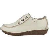 Moda i Uroda OUTLET - Clarks Damski Funny Dream Oxford, Kremowa skóra, 36.5 EU - miniaturka - grafika 1