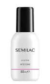 Zmywacze i cleanery do paznokci - Semilac , aceton kosmetyczny, 50ml - miniaturka - grafika 1