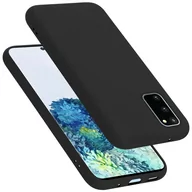 Etui i futerały do telefonów - Pokrowiec Do Samsung Galaxy S20 FE Etui w LIQUID CZARNY TPU Silikon Case Cover Obudowa Ochronny Cadorabo - miniaturka - grafika 1