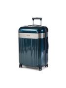 Walizki - Titan Spotlight walizka na kółkach, elegancka, w modnych kolorach, zestaw 4 kółek Spotlight Flash 4w M, North Sea, kolor: niebieski - miniaturka - grafika 1