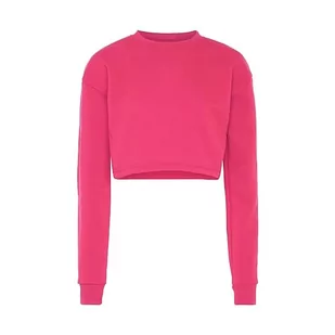 Ucy Damska bluza z długim rękawem ze 100% poliestru, z okrągłym dekoltem, różowa, rozmiar M, Rosa, M - Bluzy damskie - miniaturka - grafika 1