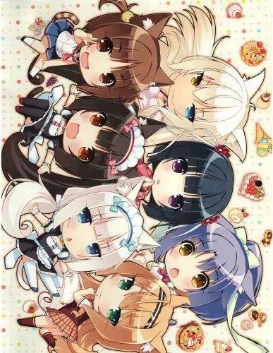 Plakat Anime Manga Nekopara np_003 A2 (custom)