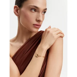 Bransoletka Guess Just Guess JUBB03 113JW Żółte złocenie - Bransoletki - miniaturka - grafika 1